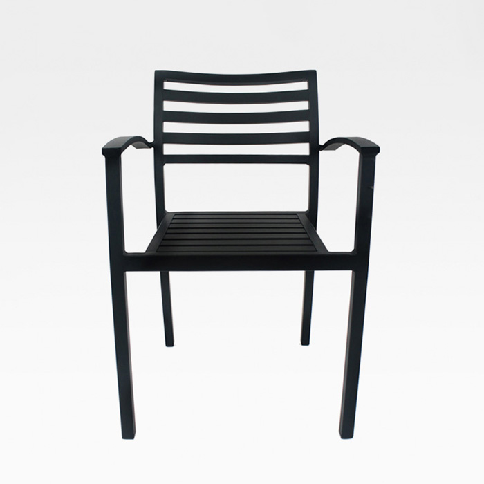 CHU-1406 철재 의자&테이블 세트 (1인)