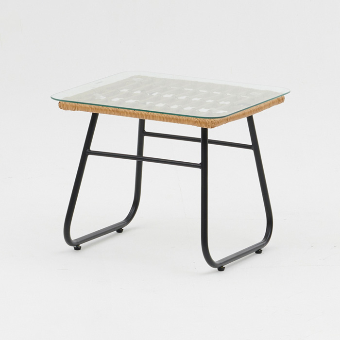 HUE-1803 인조라탄 2인세트 의자 테이블