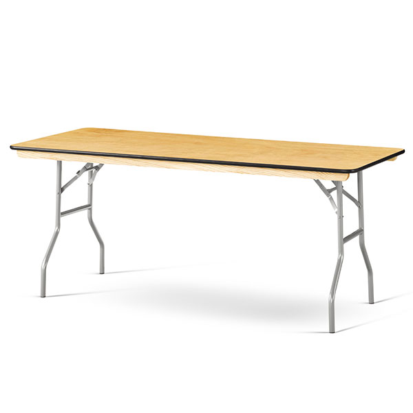 INT-3017 연회용 철재 테이블 (목재)