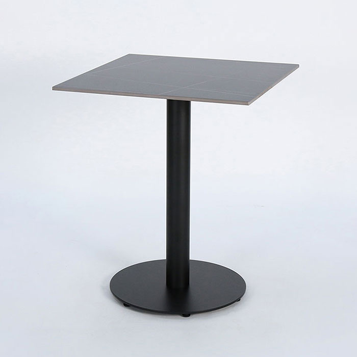 NIT-711 신터드스톤 포세린세라믹 사각 철재 테이블 H710
